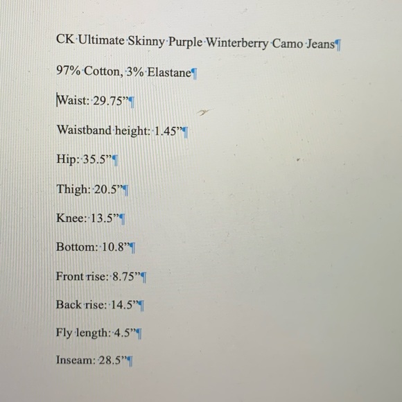 Calvin Klein Ultimate Skinny Winterberry Camo & Green Camo Jeans - Set of 2 - Picture 9 of 16